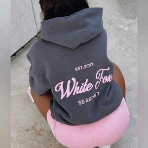 White Fox Season 7 Oversized Hoodie Monument